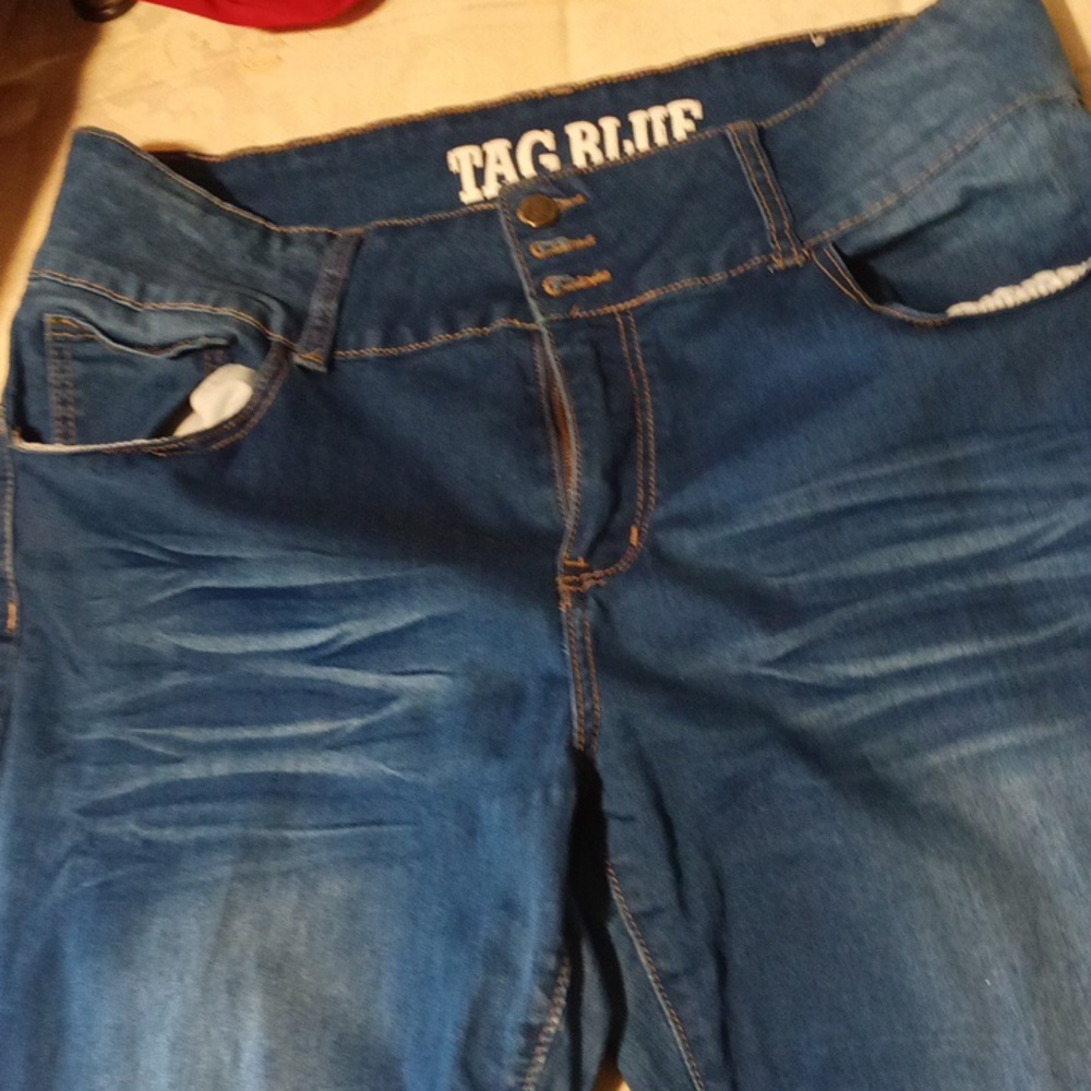 Size 18 tag blue jeans